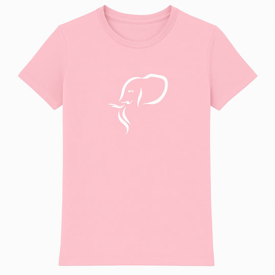 Bohotusk Elephant Head Cotton Ladies T-Shirt XS - 2XL (UK 8 - 18) - 6 Colours