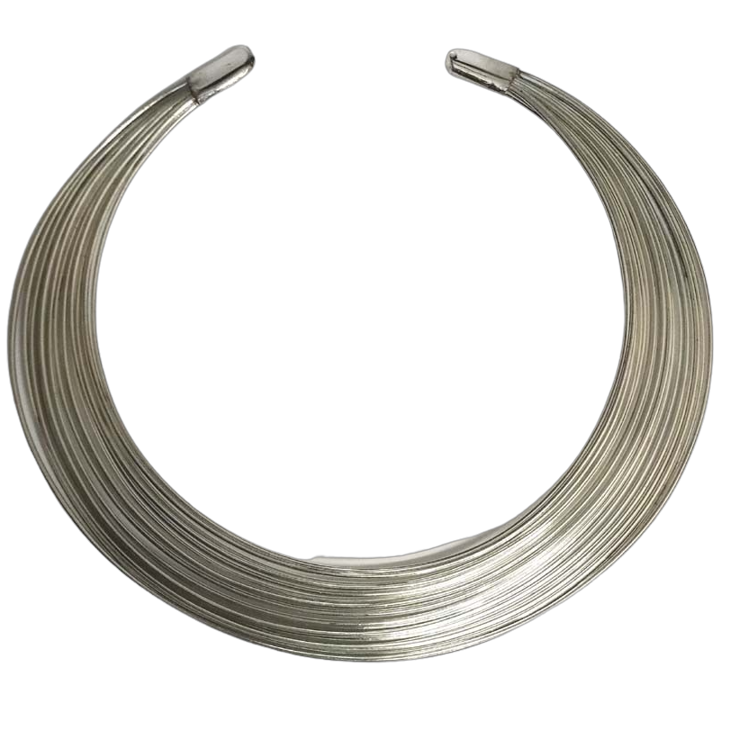 Bohotusk Brass Multi Wire Choker Necklace