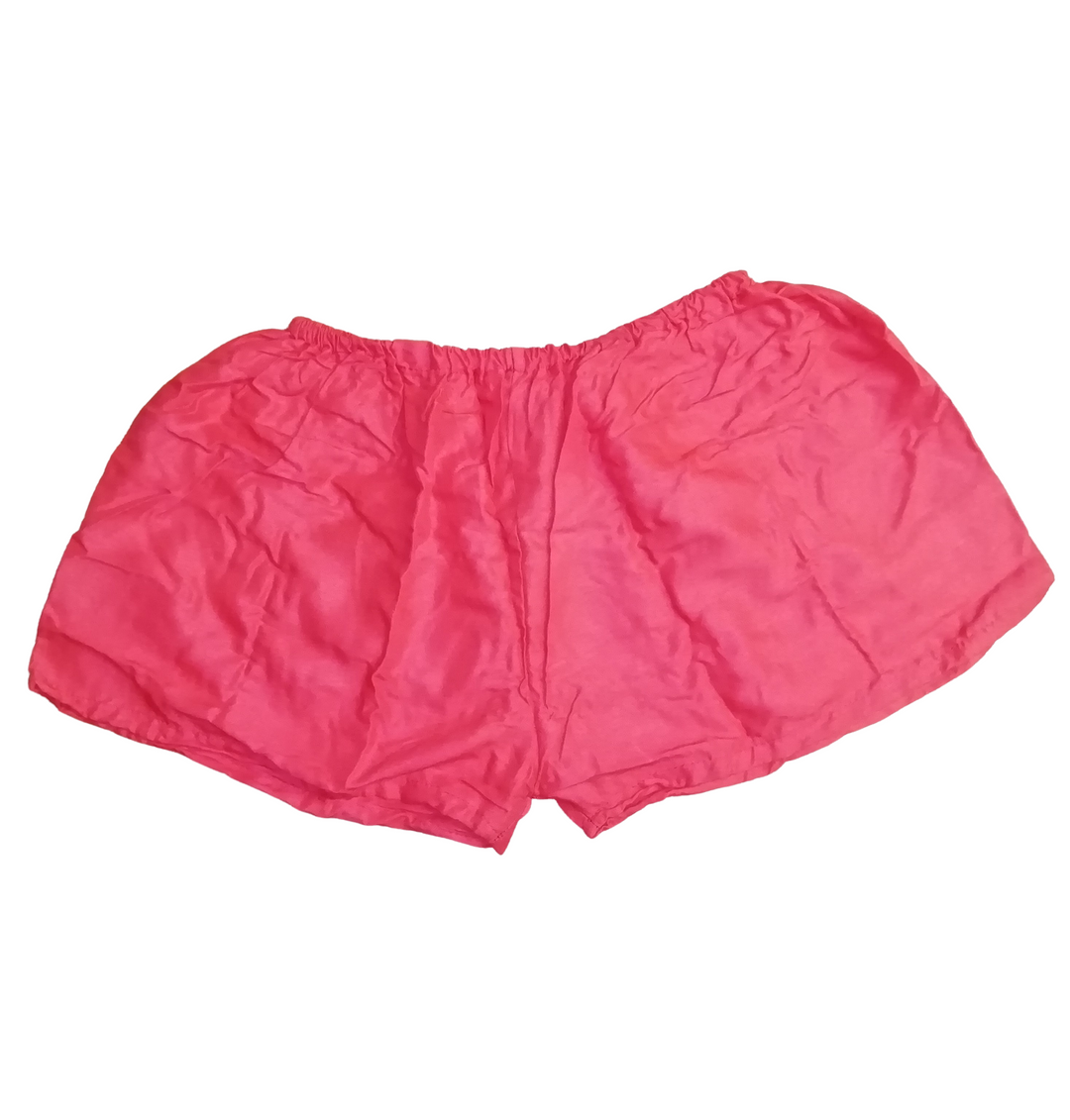 Bohotusk Plain Light Red Harem Shorts Small
