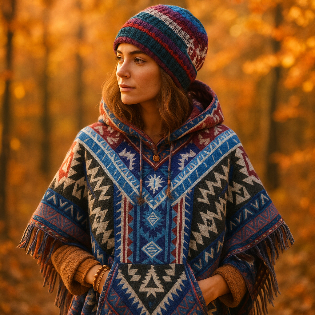 Ponchos, Hoodies & Tops