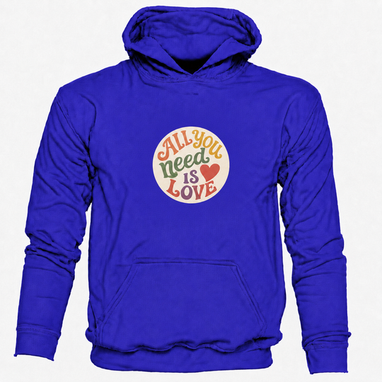 Bohotusk All You Need is Love Cotton Hoodie 6 Colours S - 2XL (UK 8 - 20)