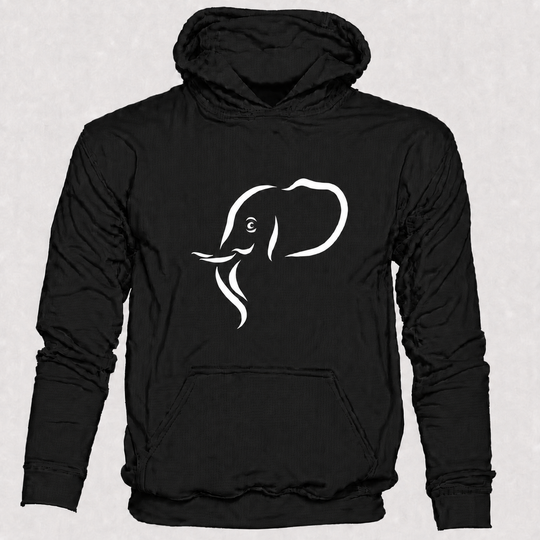Bohotusk Elephant Head Cotton Hoodie 6 Colours S - 2XL (UK 8 - 20)