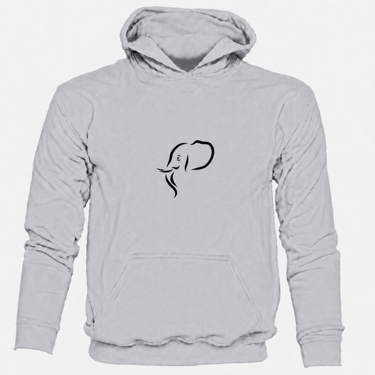 Bohotusk Elephant Head Cotton Hoodie 6 Colours S - 2XL (UK 8 - 20)
