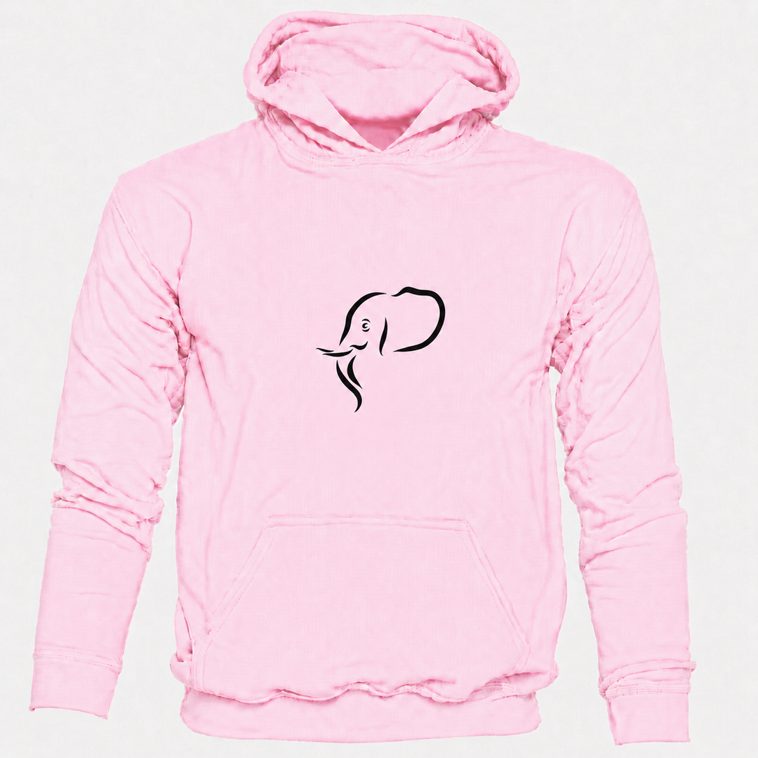 Bohotusk Elephant Head Cotton Hoodie 6 Colours S - 2XL (UK 8 - 20)