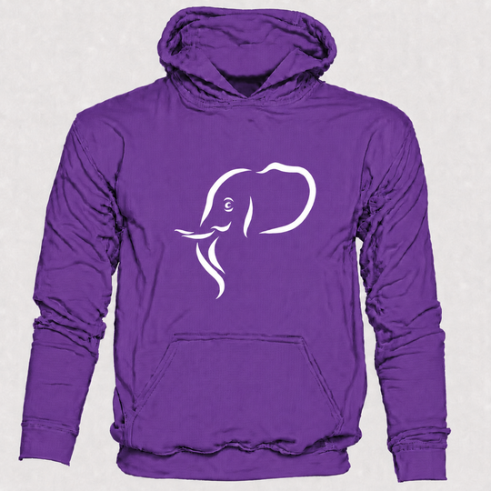 Bohotusk Elephant Head Cotton Hoodie 6 Colours S - 2XL (UK 8 - 20)