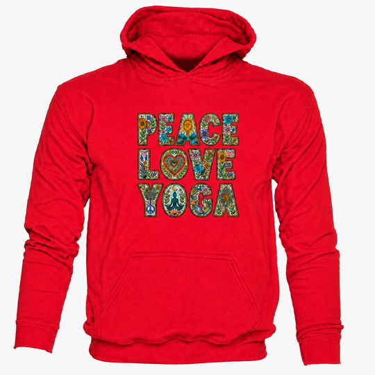 Bohotusk Peace Love Yoga Kids Hoodie 6 Colours