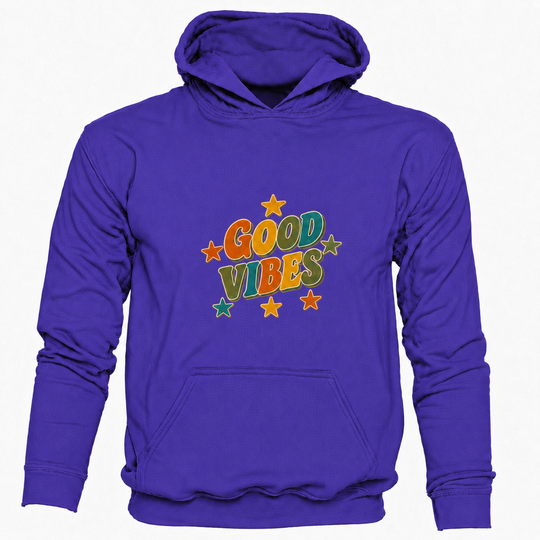 Bohotusk Good Vibes Cotton Hoodie 6 Colours S - 2XL (UK 8 - 20)