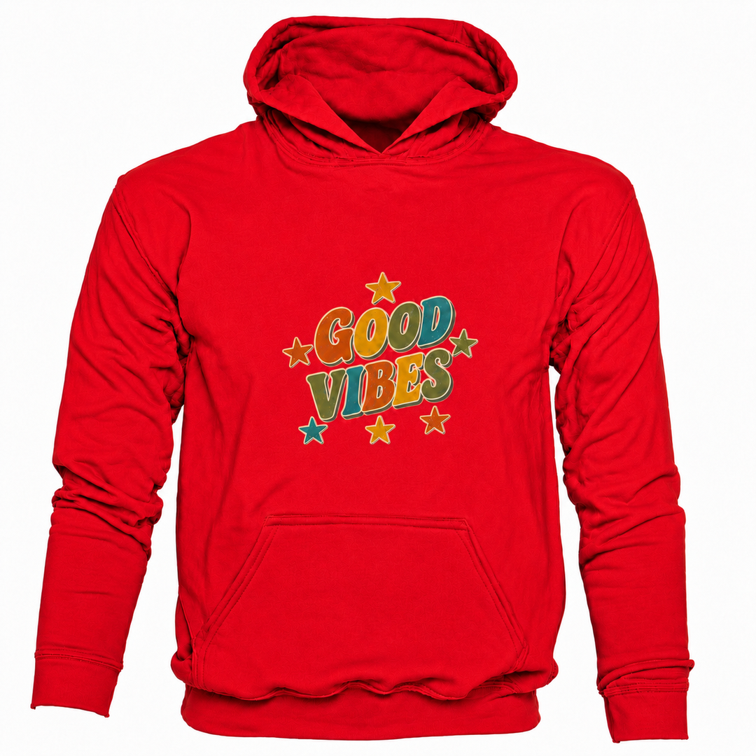 Bohotusk Good Vibes Cotton Hoodie 6 Colours S - 2XL (UK 8 - 20)
