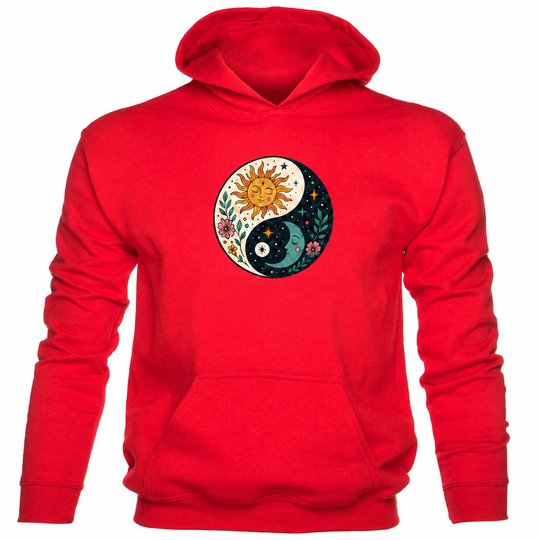 Bohotusk Ying Yang Cotton Hoodie 6 Colours S - 2XL (UK 8 - 20)