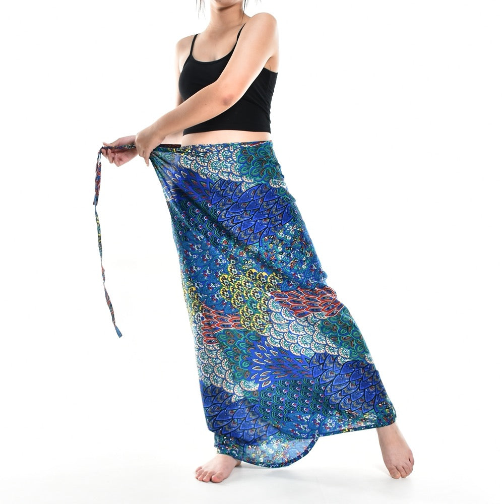 Pareo Bohotusk In Viscosa – Sarong Lungo Batik Boho Per Spiaggia (150x110 Cm) - Foto 5