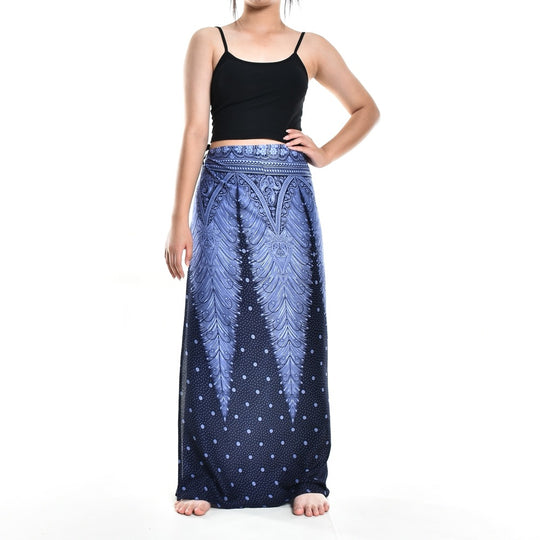 Bohotusk Navy Blue Fern Sarong Super Soft 150cm x 110 cms