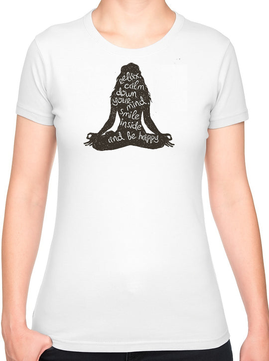 Bohotusk Yoga Pose Cotton Mens T-Shirt S - 3XL