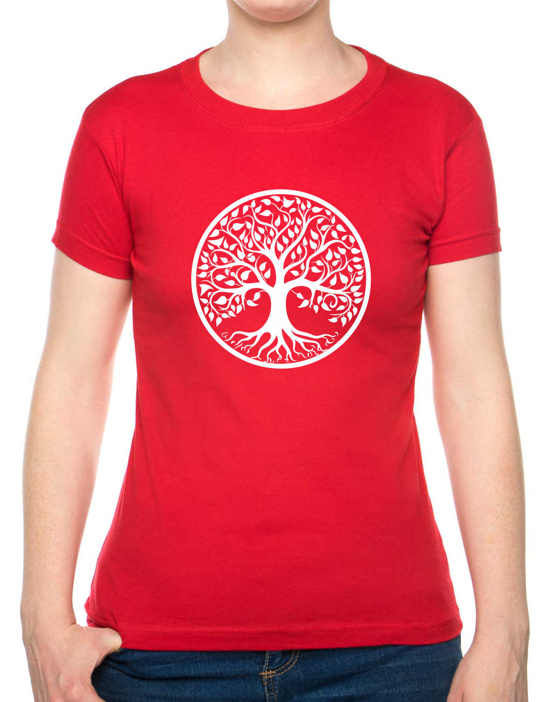 Bohotusk Tree of Life Cotton Mens T-Shirt S - 3XL