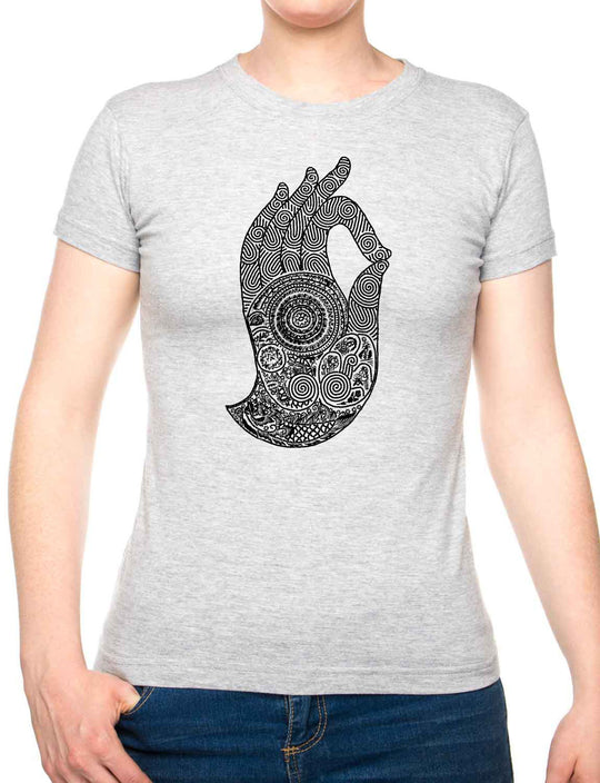 Bohotusk Hand of Buddha Cotton Mens T-Shirt S - 3XL