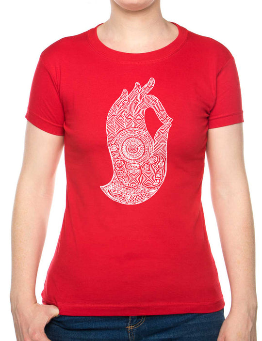 Bohotusk Hand of Buddha Cotton Mens T-Shirt S - 3XL