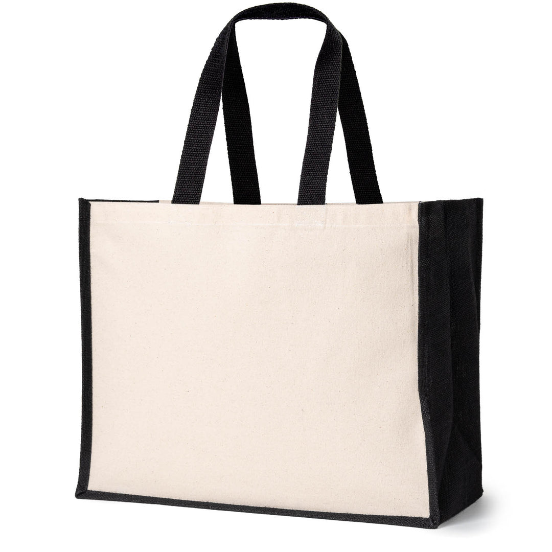 Mudra Energy Jute Canvas Tote Bag
