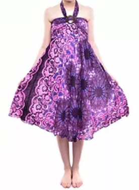 Bohotusk Burnt Red Peacock Long Skirt With Coconut Buckle (& Strapless Dress) S/M to L/XL