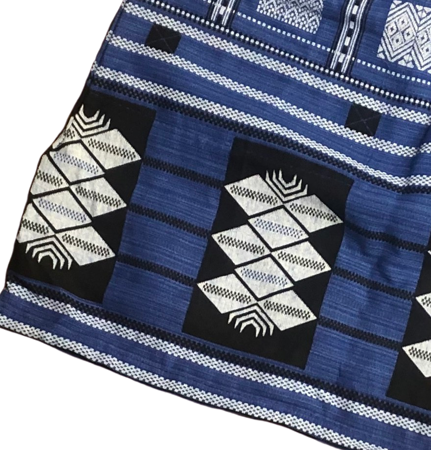 Mens Blue Cotton Nightshade Shorts