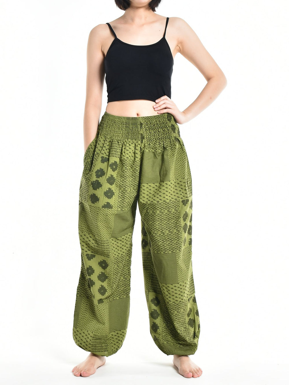 Women's Autumn Cotton Harem Pants - Bohotusk
