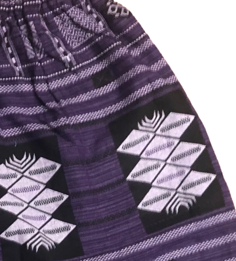 Mens Cotton Purple Nightshade Shorts