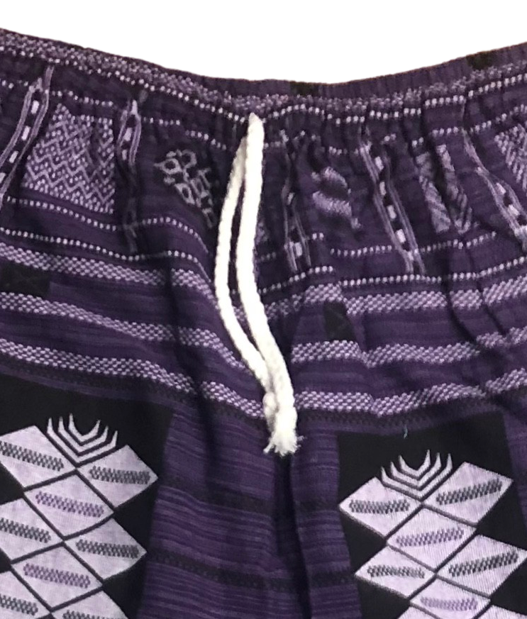 Mens Cotton Purple Nightshade Shorts